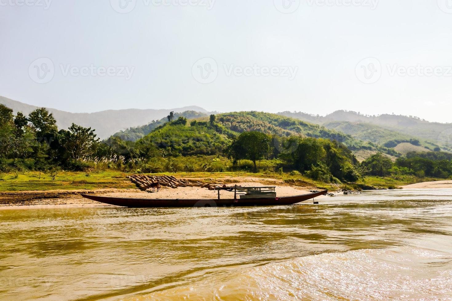 Rural landscape in East Asia photo