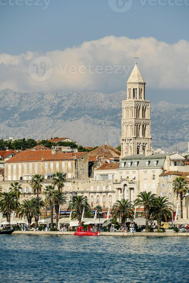 Buildings in Dubrovnik, Croatia photo