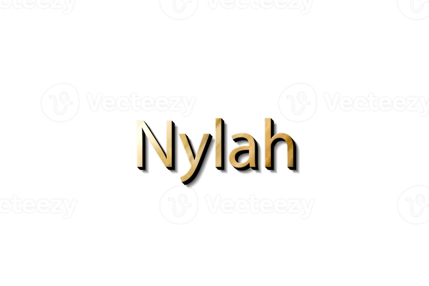 NYLAH NAME 3D png