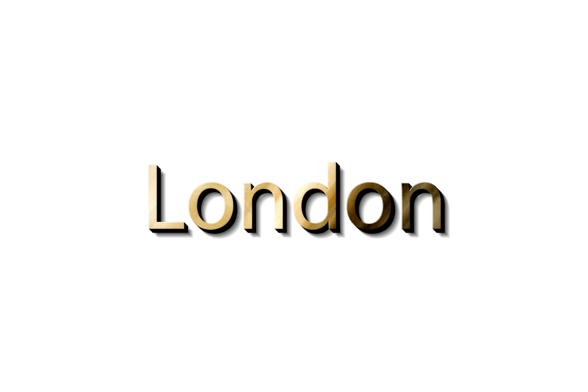 LONDON NAME 3D 15732971 PNG