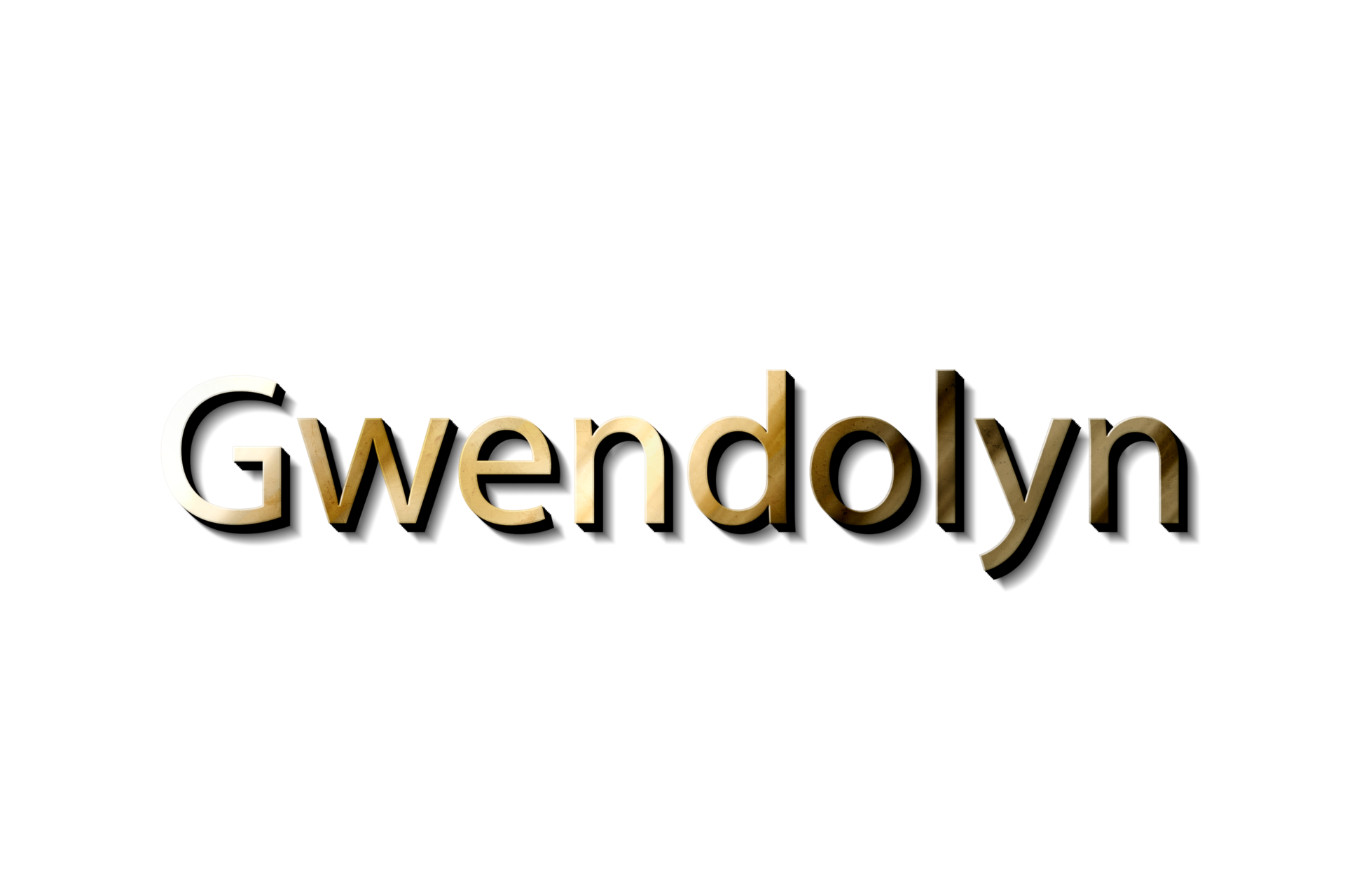 GWENDOLYN 3D NAME MOCKUP 15733000 PNG