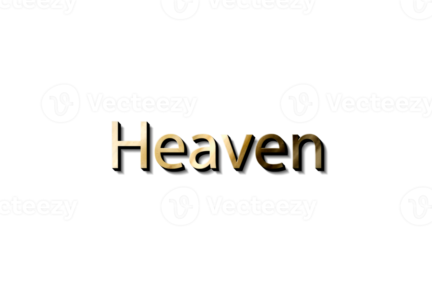 HEAVEN 3D NAME png
