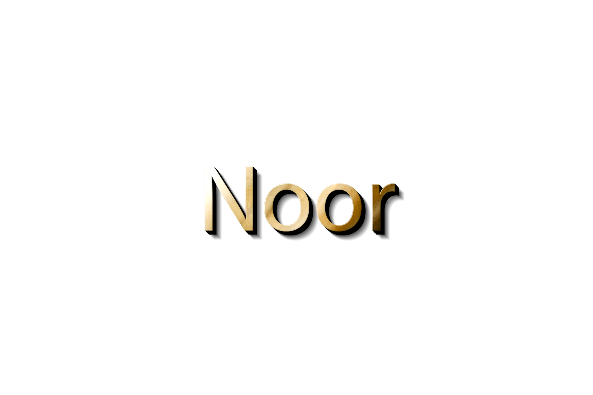 noor-3d-text-name-15733027-png