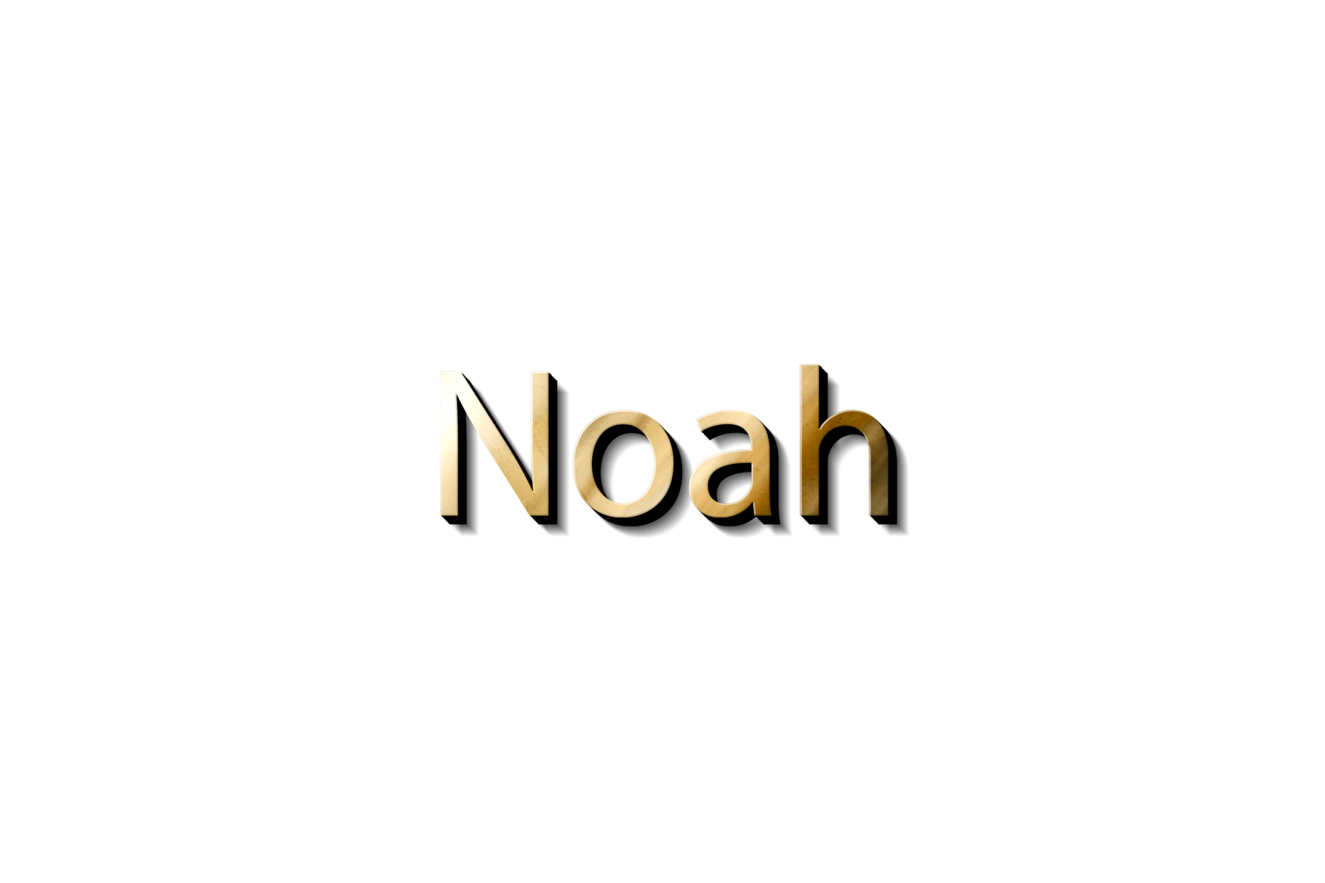 NOAH NAME 3D 15733082 PNG