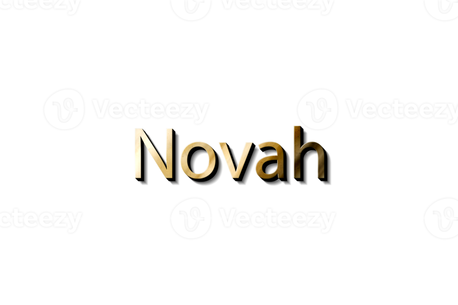 NOVAH NAME 3D png