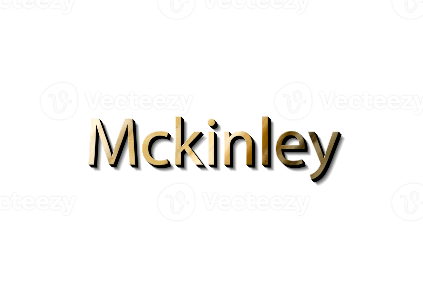 MCKINLEY NAME 3D 15733137 PNG