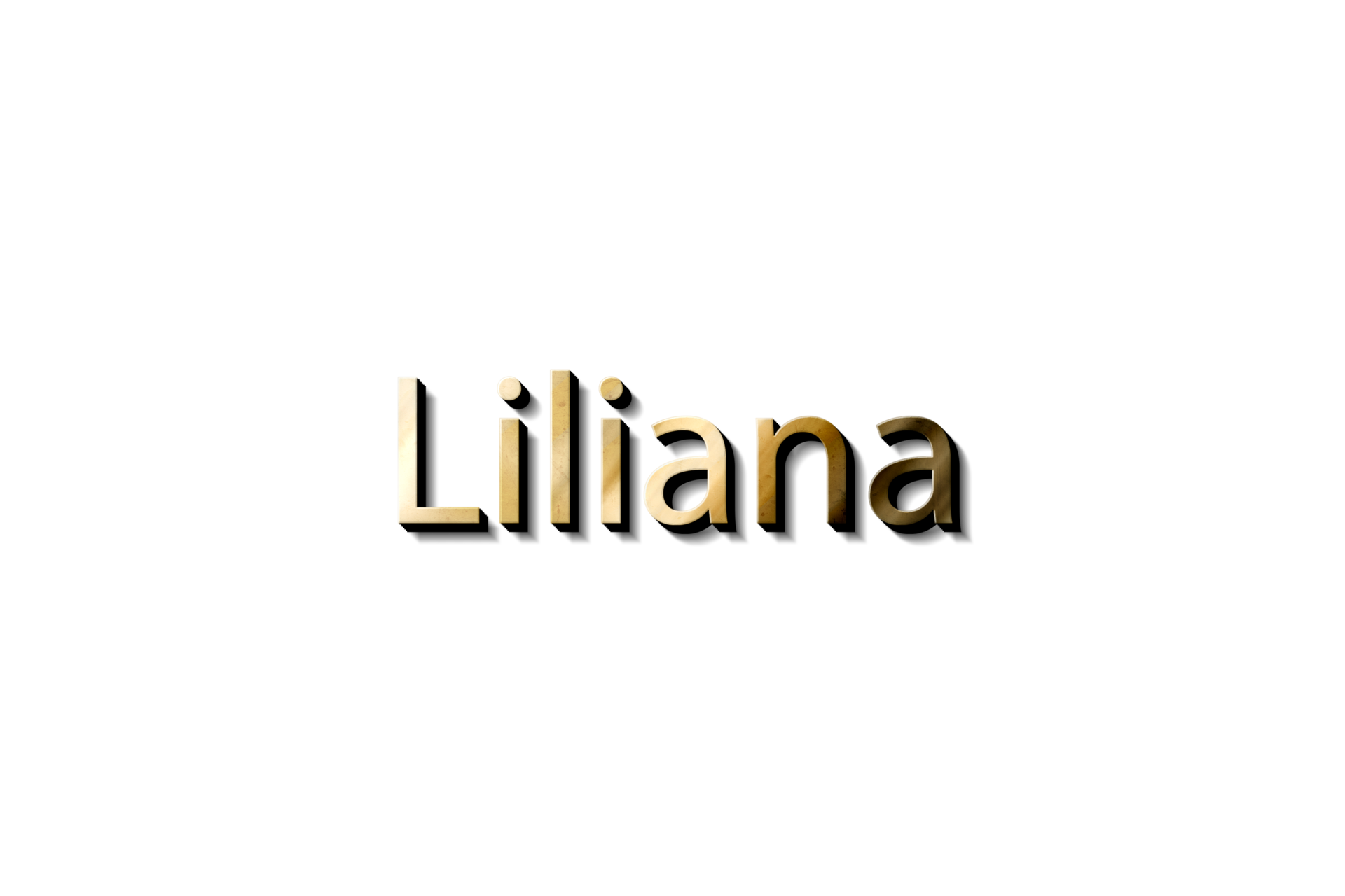 Liliana Name 3d 15733140 Png