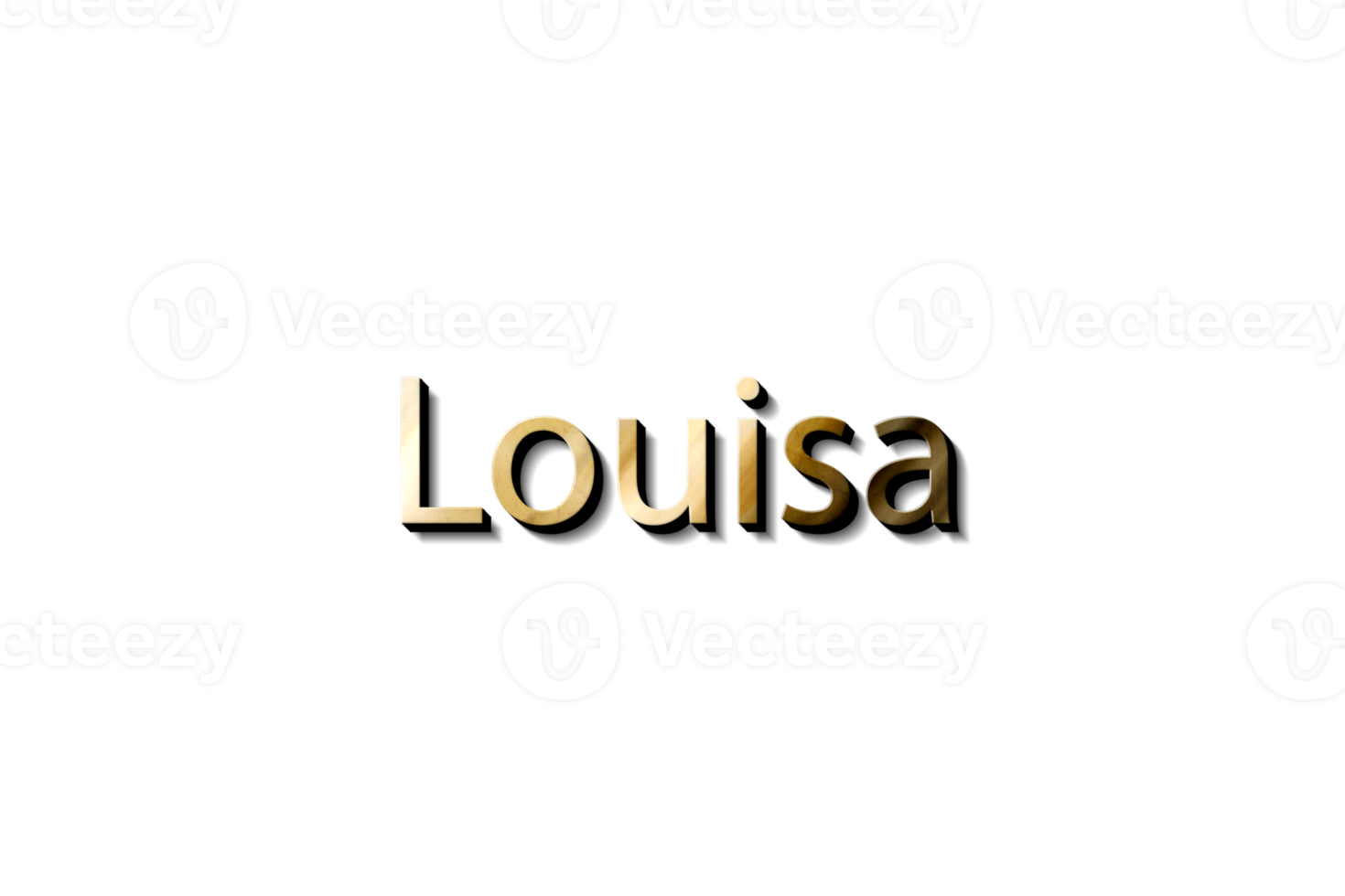 LOUISA NAME 3D png