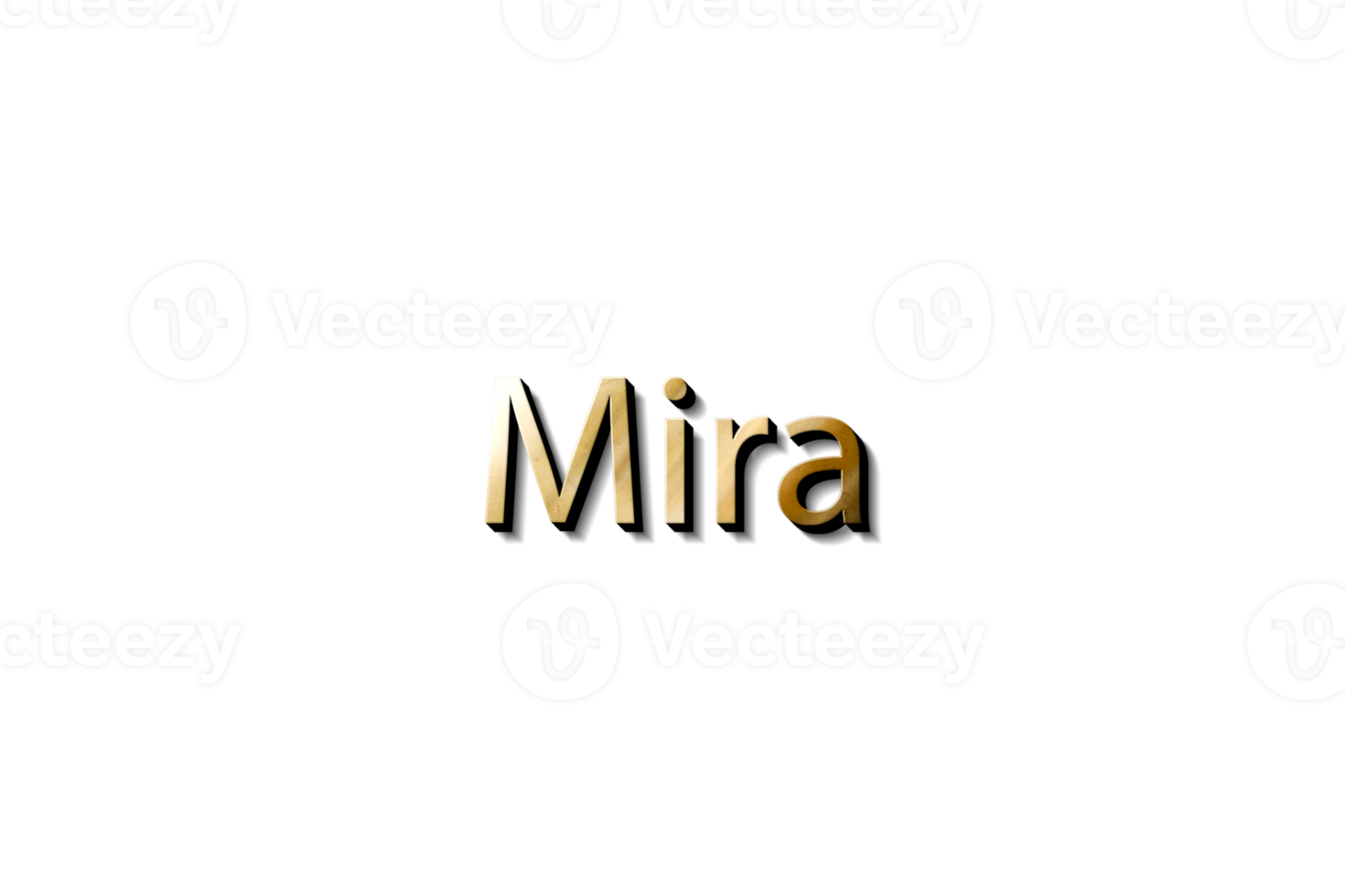 MIRA NAME 3D png