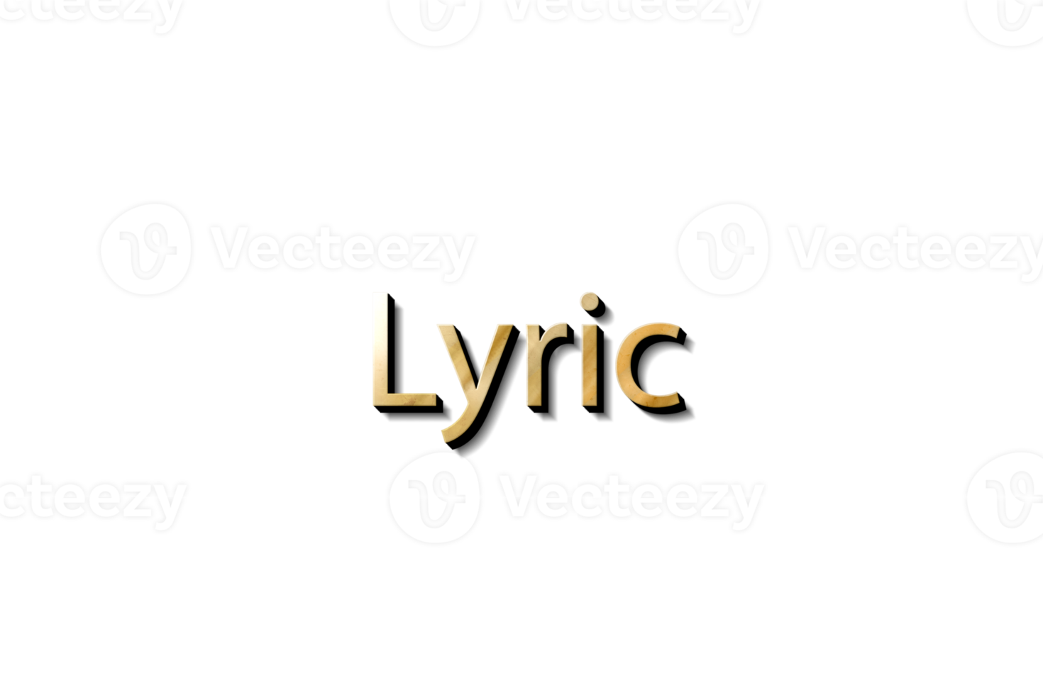 LYRIC NAME 3D png