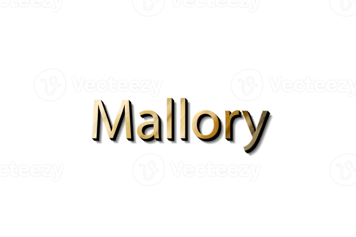 MALLORY TEXT NAME 3D 15733171 PNG