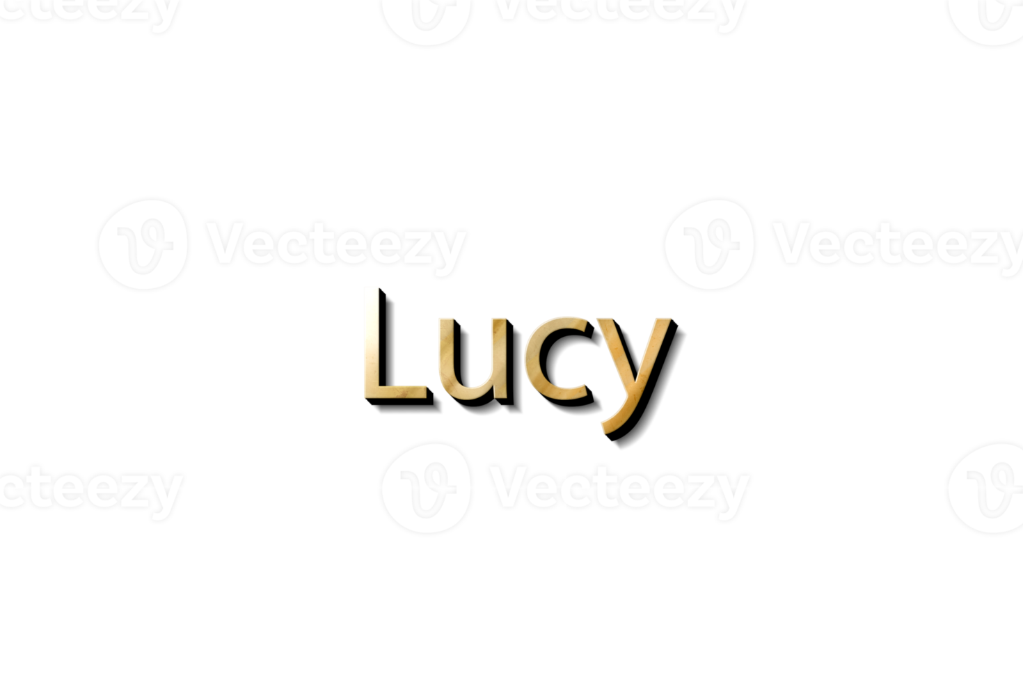 LUCY NAME 3D png