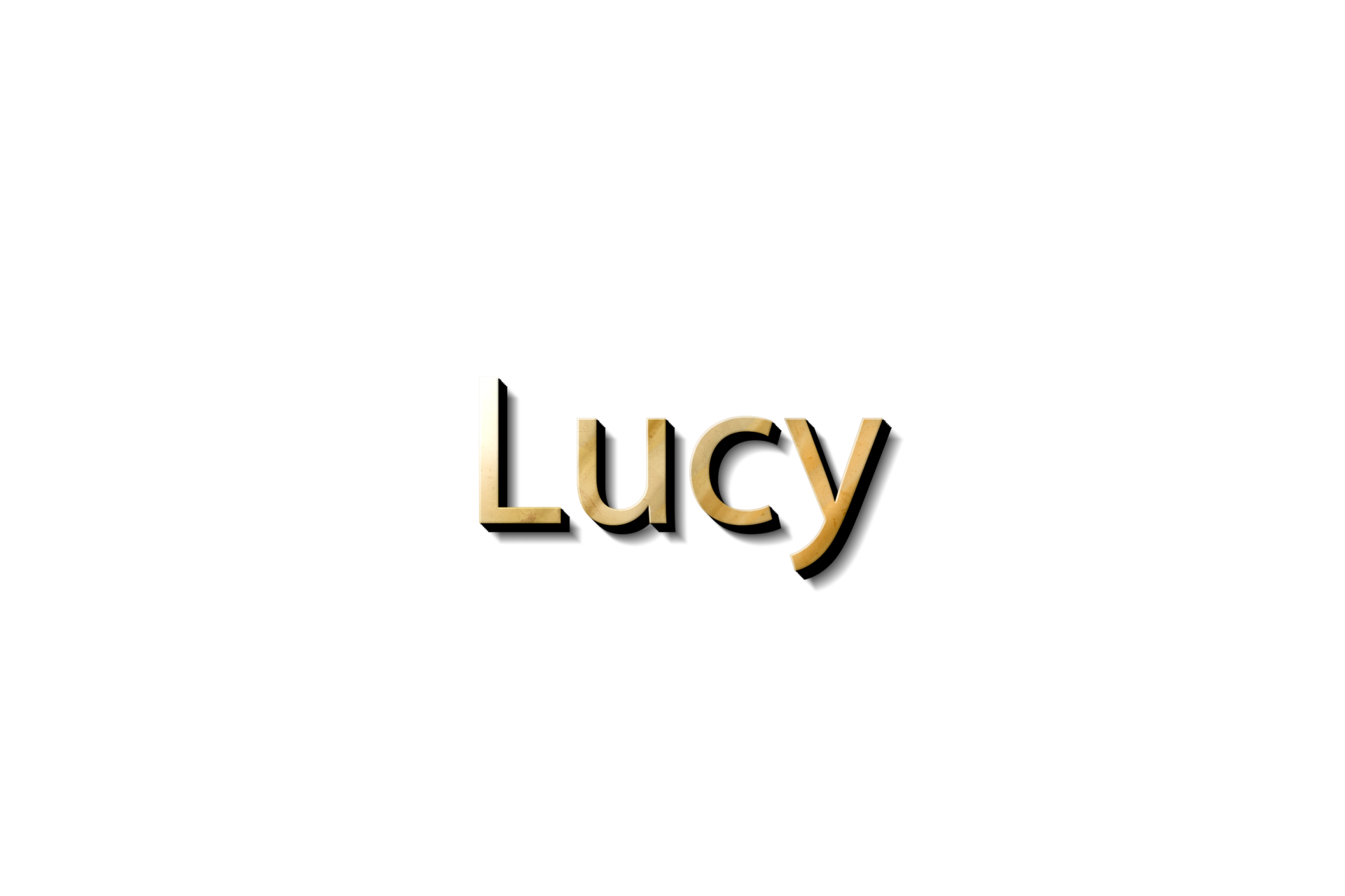 LUCY NAME 3D 15733219 PNG
