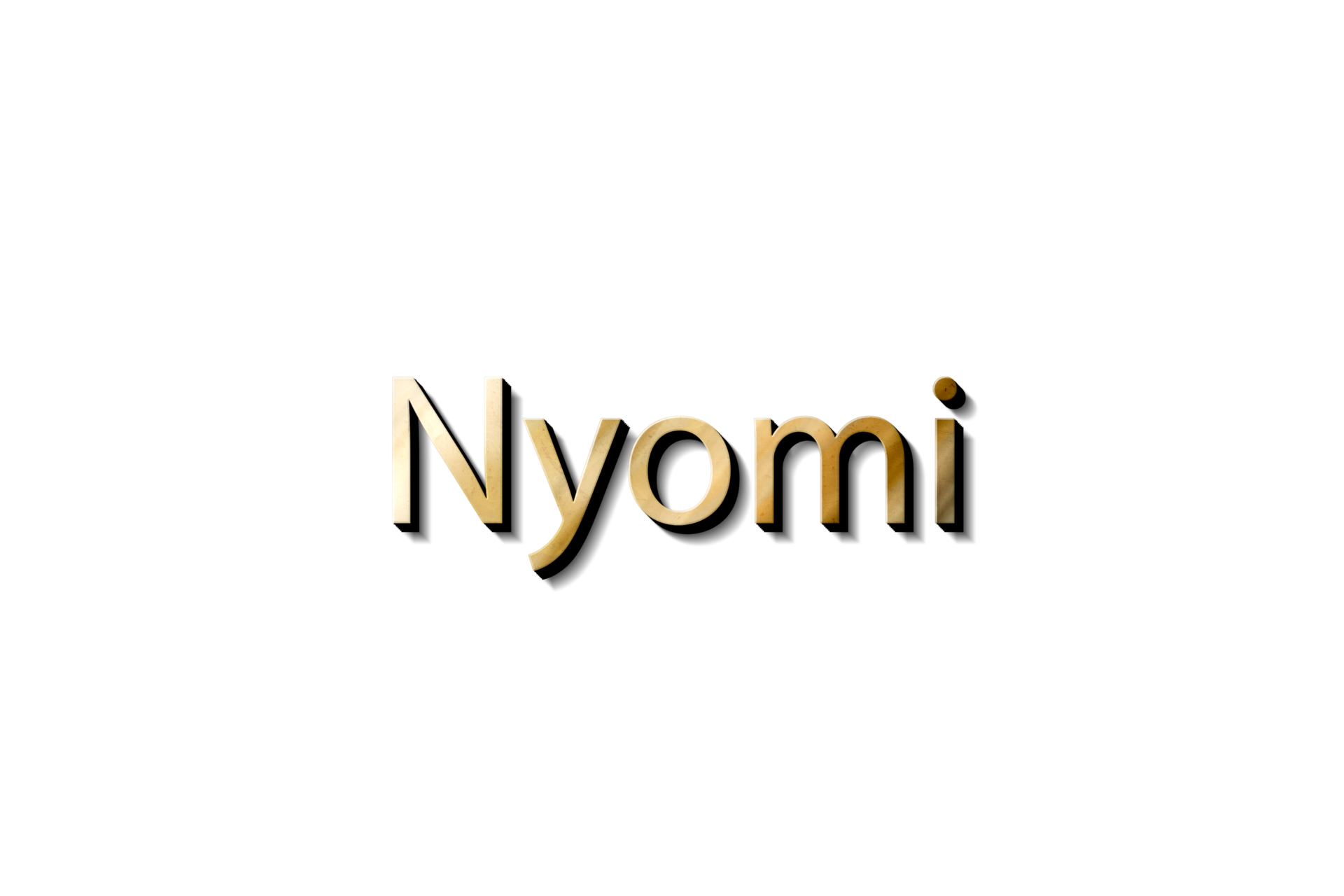 nyomi nombre 3d 15733235 PNG