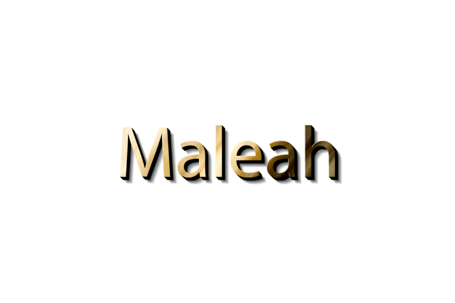 MALEAH NAME 3D 15733250 PNG
