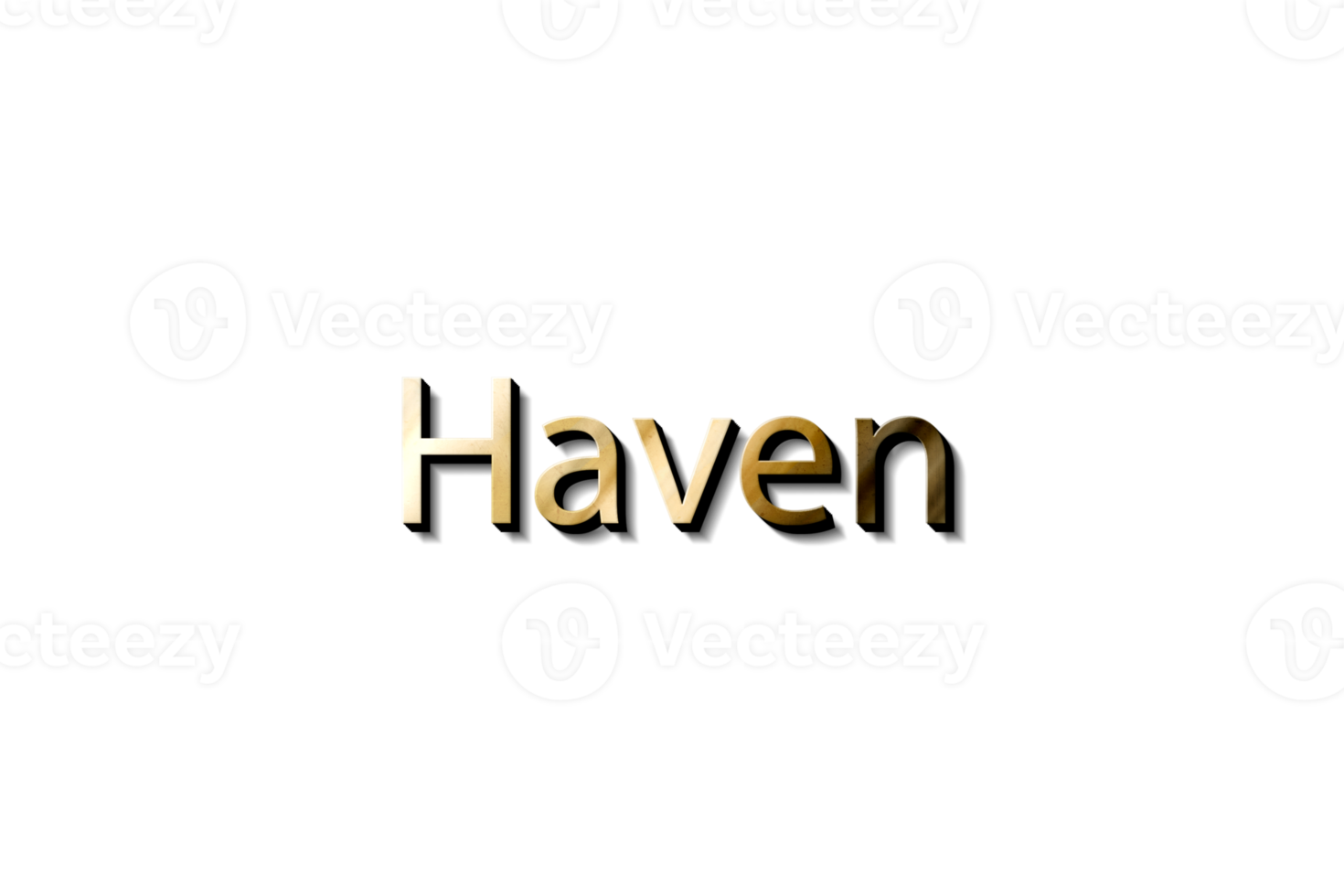 Free HAVEN 3D NAME 15733271 PNG with Transparent Background
