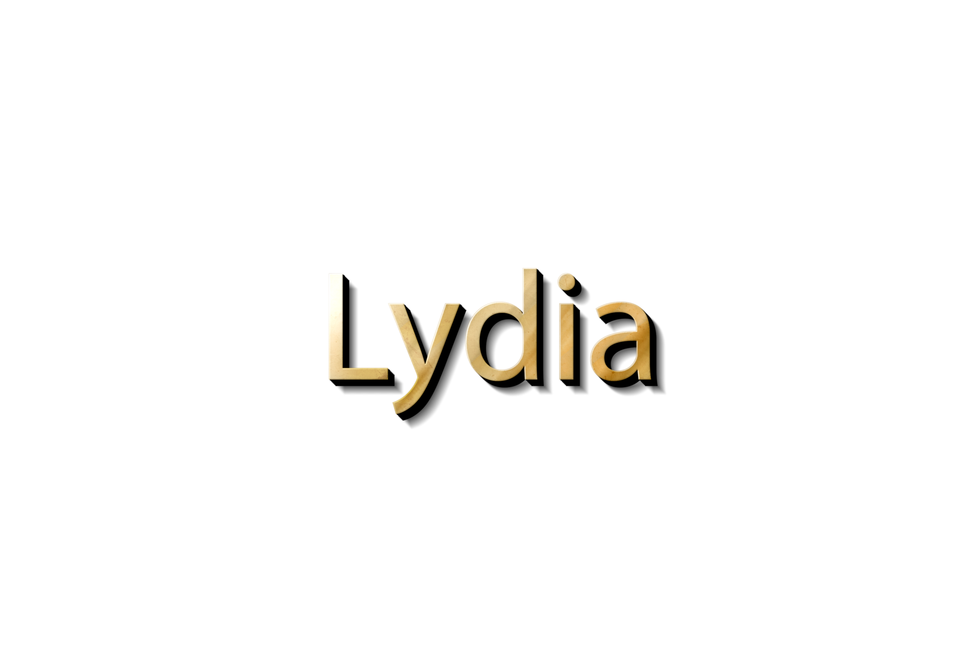 Free LYDIA NAME 3D 15733295 PNG with Transparent Background