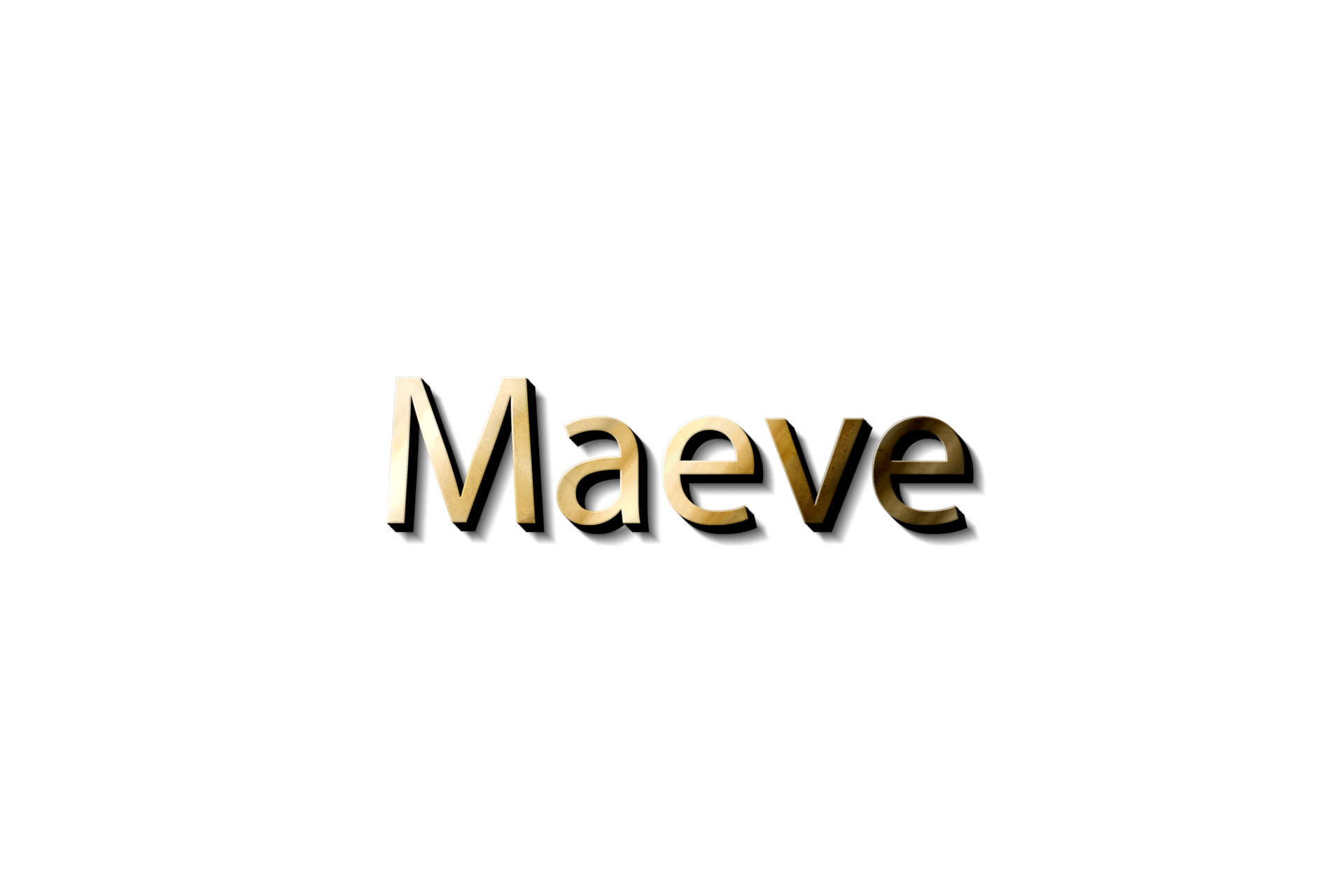 MAEVE NAME 3D 15733297 PNG
