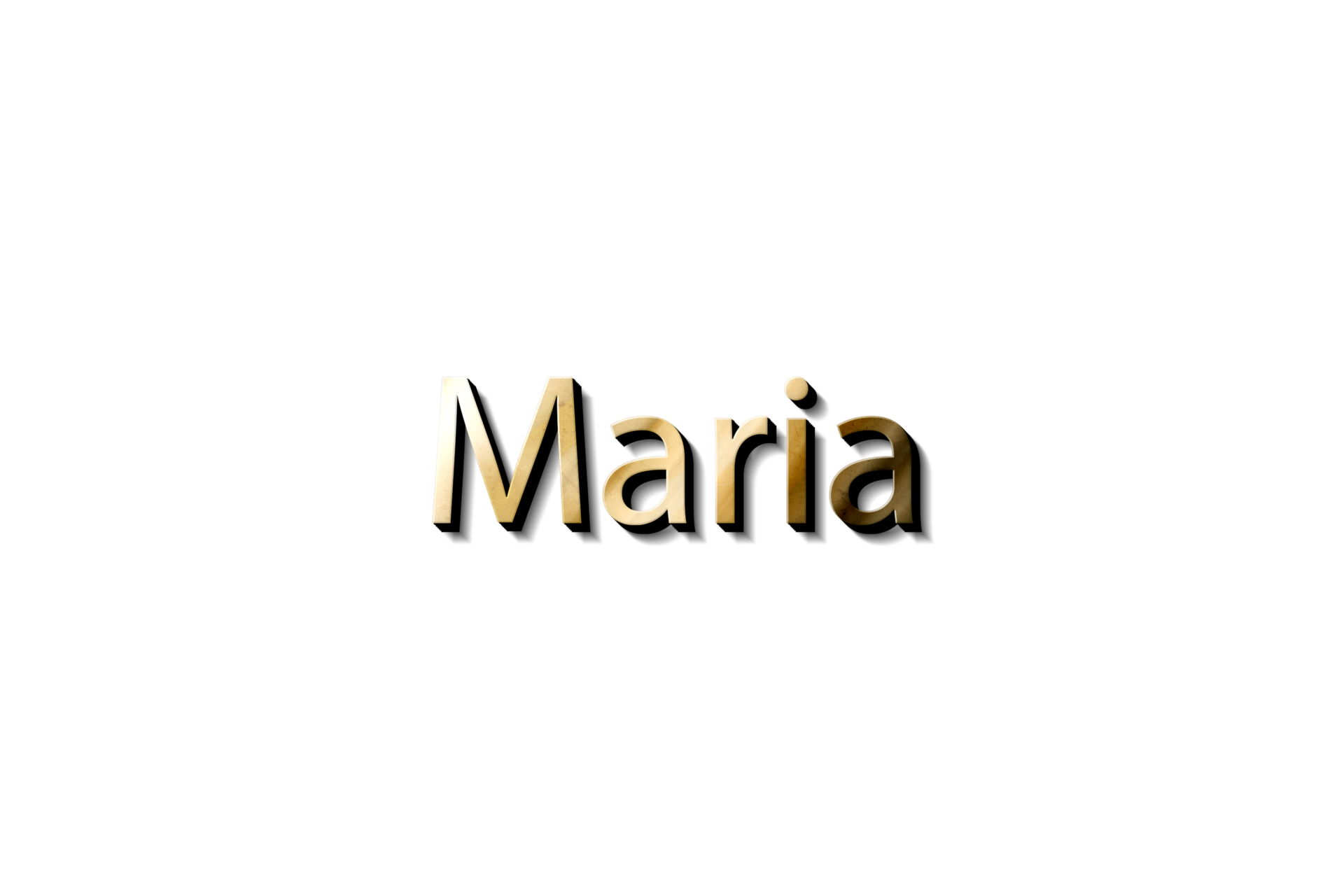 MARIA NAME 3D 15733318 PNG