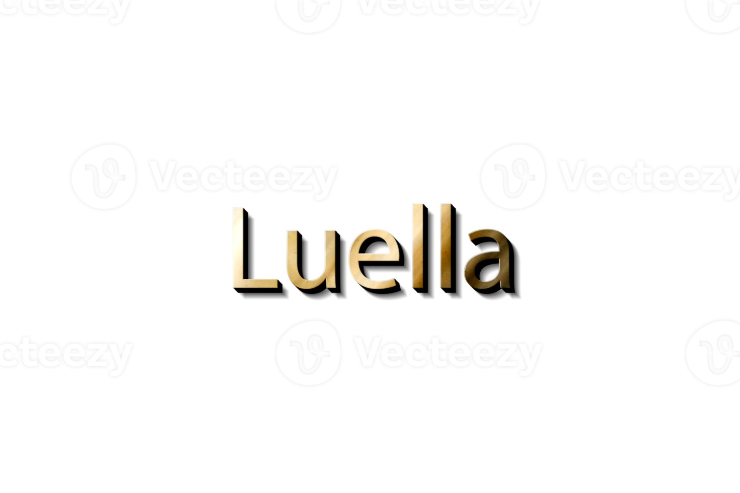 LUELLA NAME 3D png