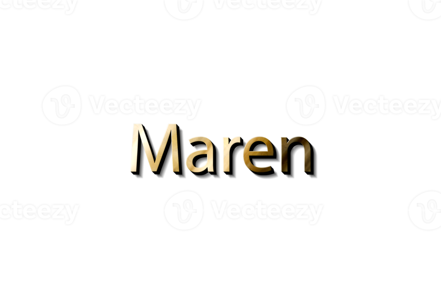 MAREN NAME 3D 15733337 PNG