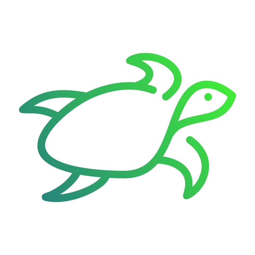 Simple abstract logo simple turtle swimming 15733518 Vector Art at Vecteezy
