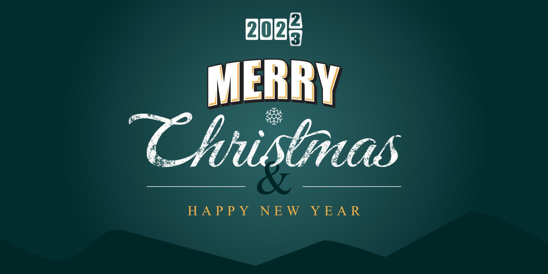 Merry Christmas Greetings vector