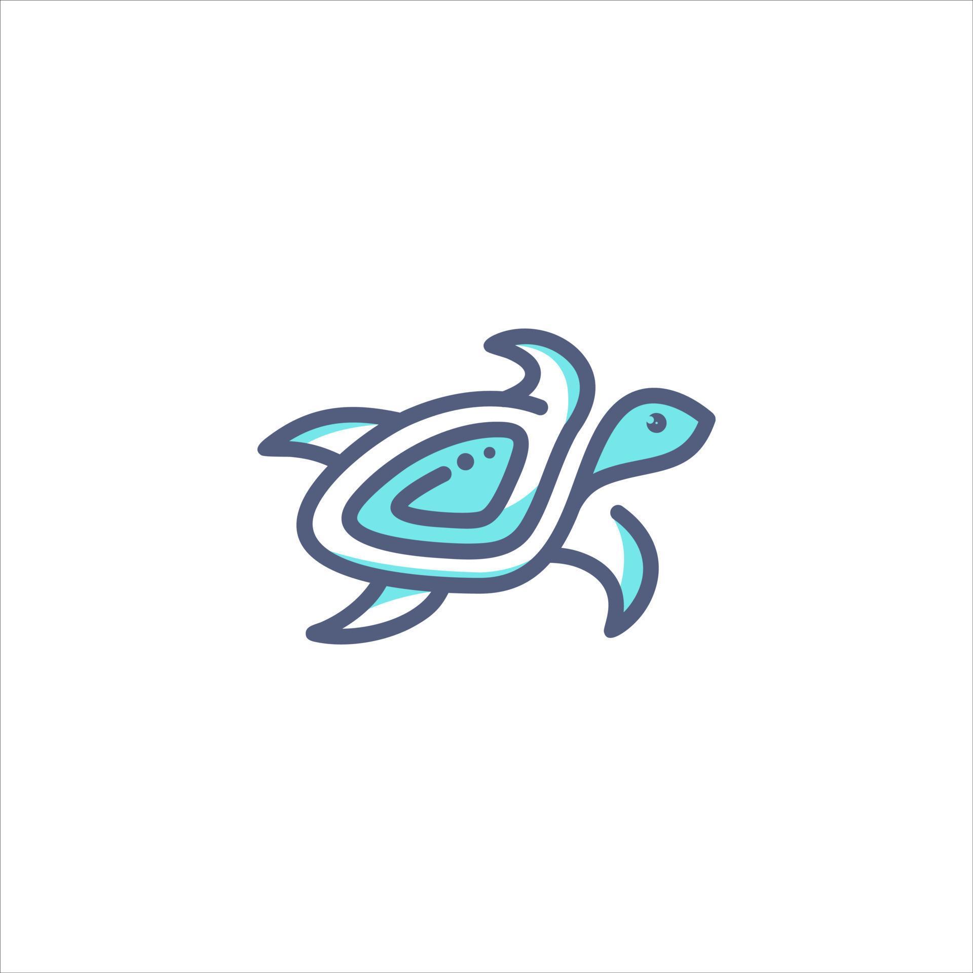 simple turtle logo illustration 15733773 Vector Art at Vecteezy