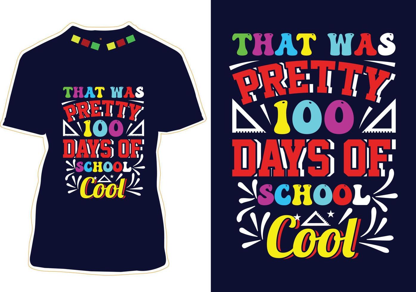 100 Days Of School vector