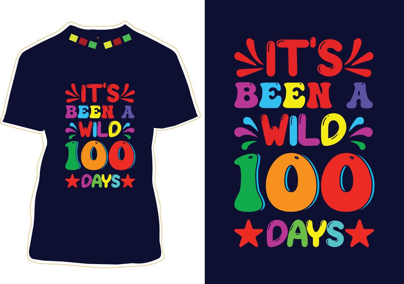 100 Days Of School vector