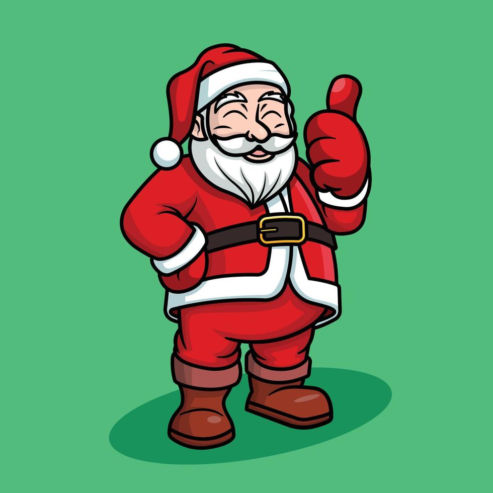 feliz santa la ilustración vector