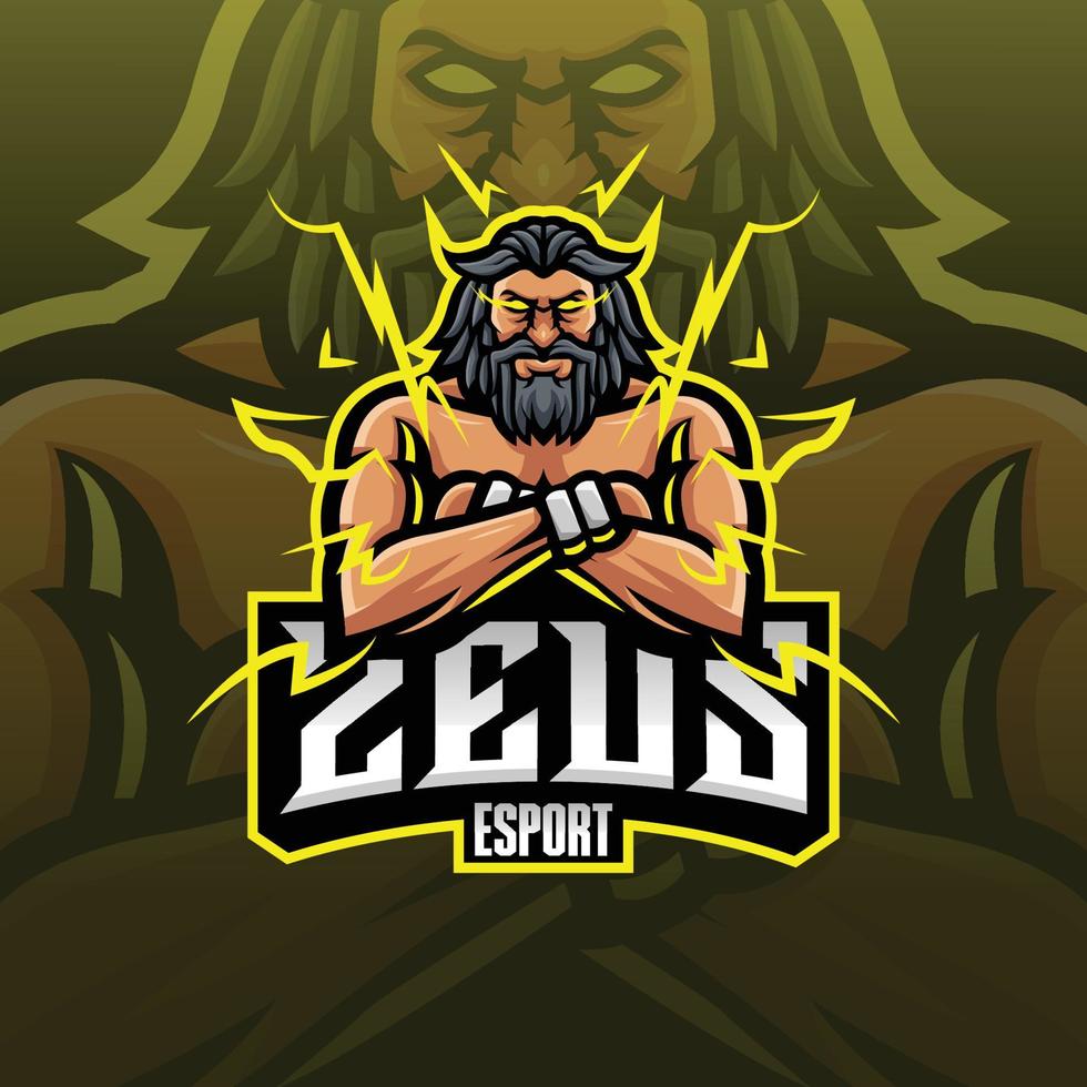 logotipo de zeus esport vector