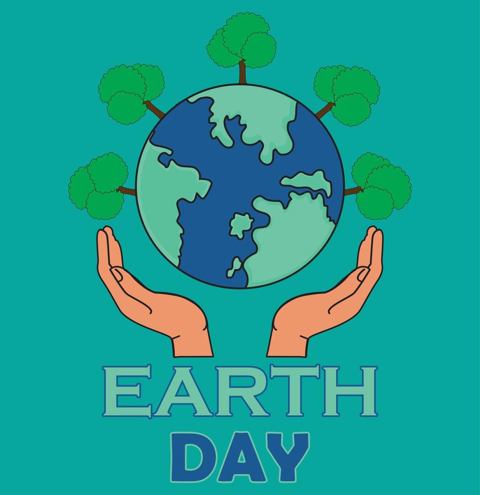 Earth Day T-shirt Design, Eco-Friendly T-shirt Design. vector