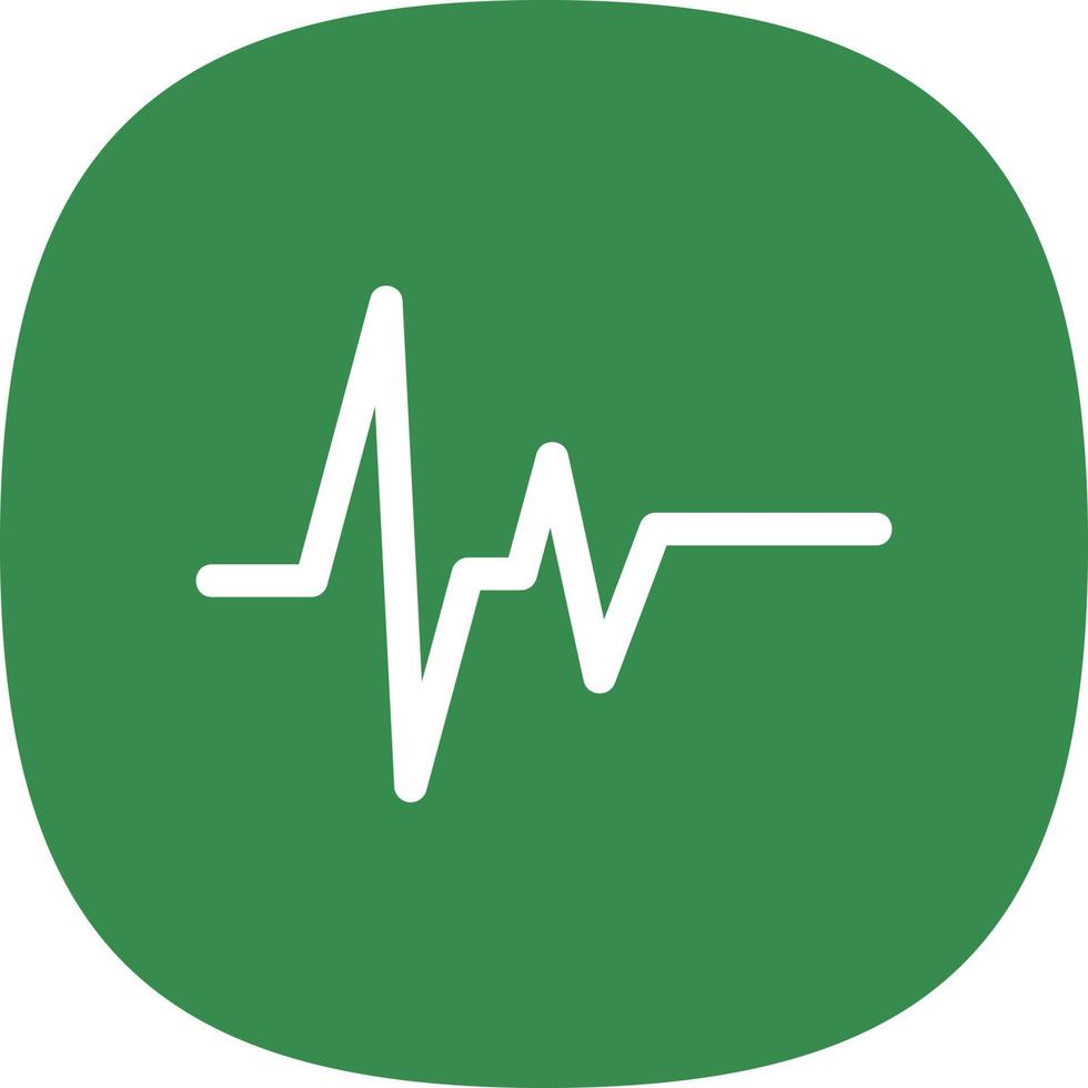 Electrocardiogram Vector Icon Design