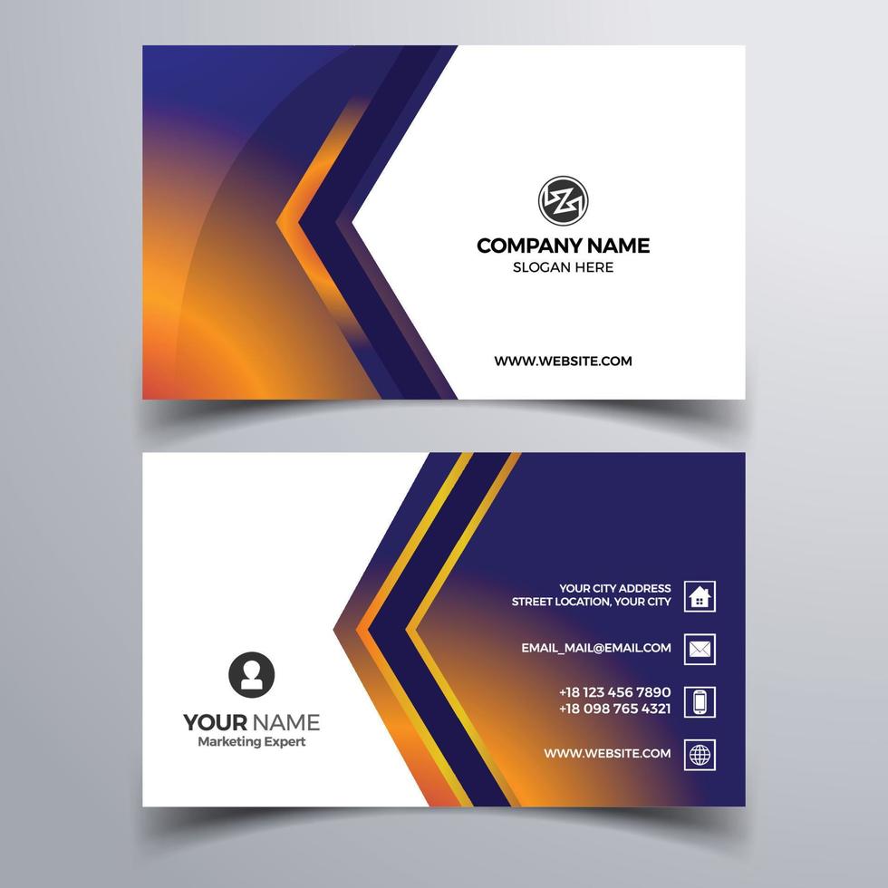 Vector Modern Creative and Clean Business Card Template