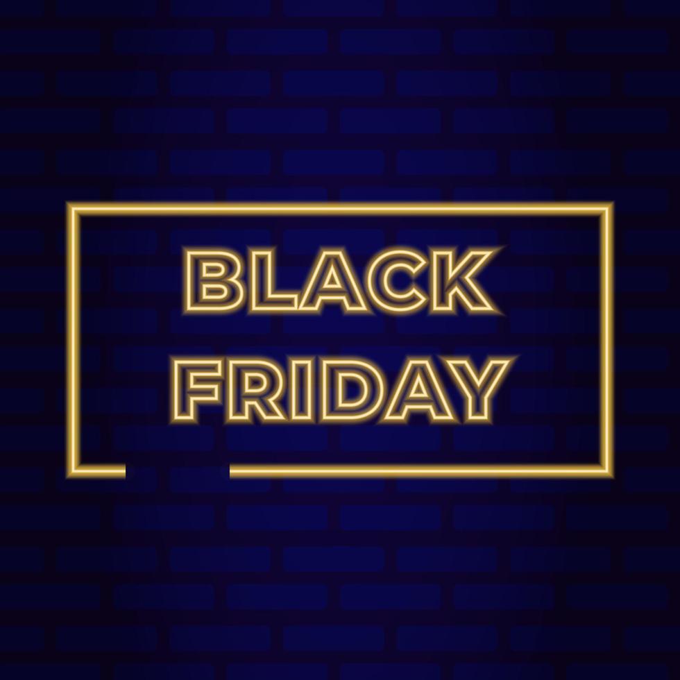 Black Friday vector banner. Shopping event illustration. Sale promotion poster.
