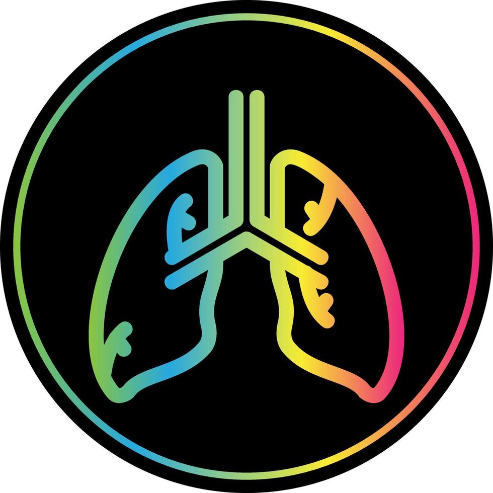 Lungs Vector Icon Design