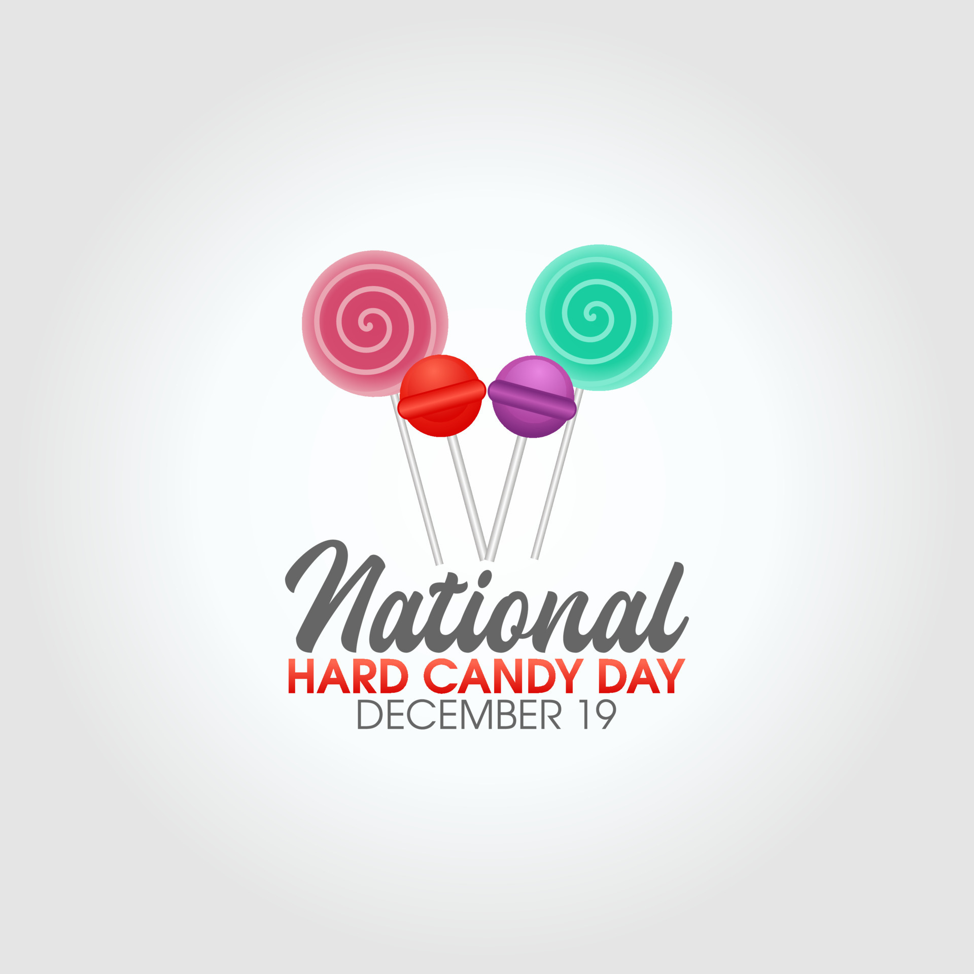 vector graphic of national hard candy day good for national hard candy day celebration. flat