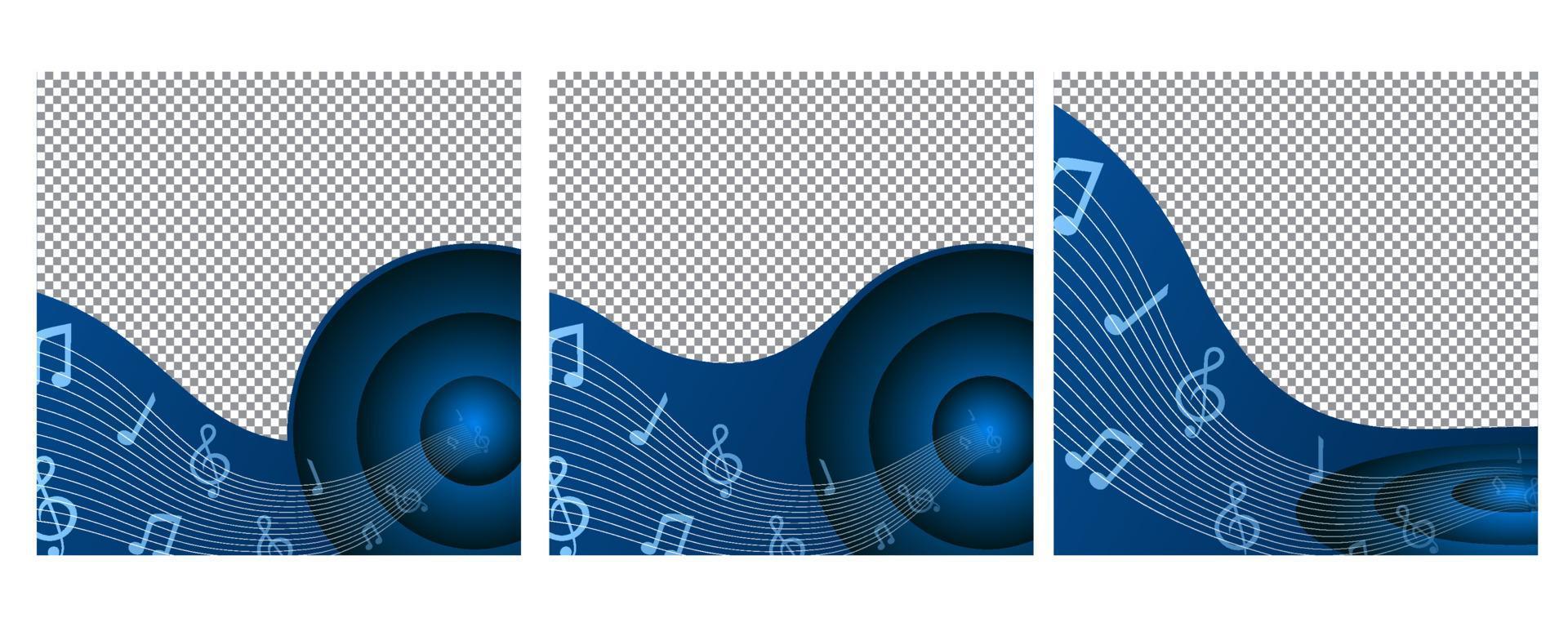 creative social media post frame vector ilustration without any text.