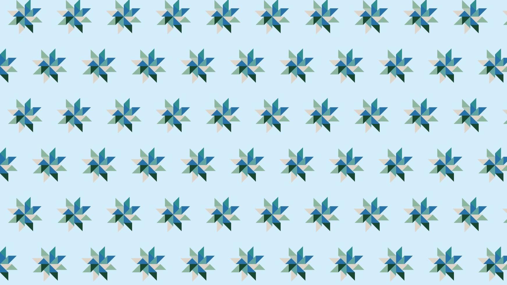 Flaky Snowflake Set II vector