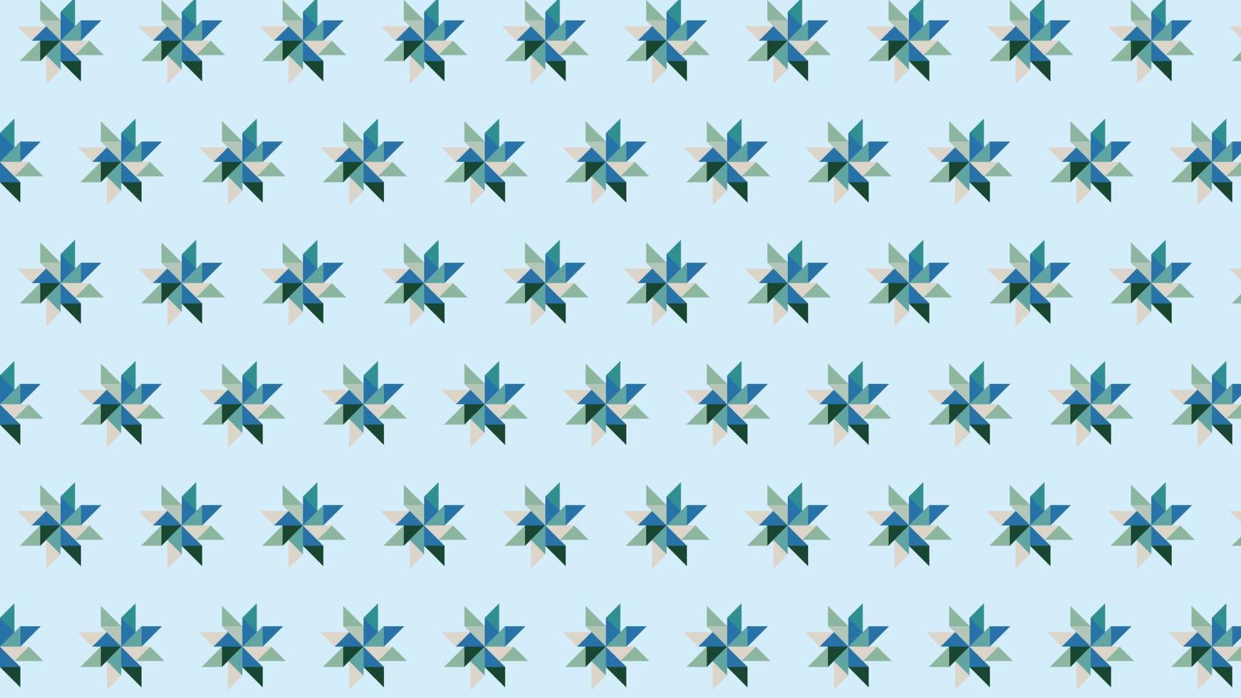 Flaky Snowflake Set II vector