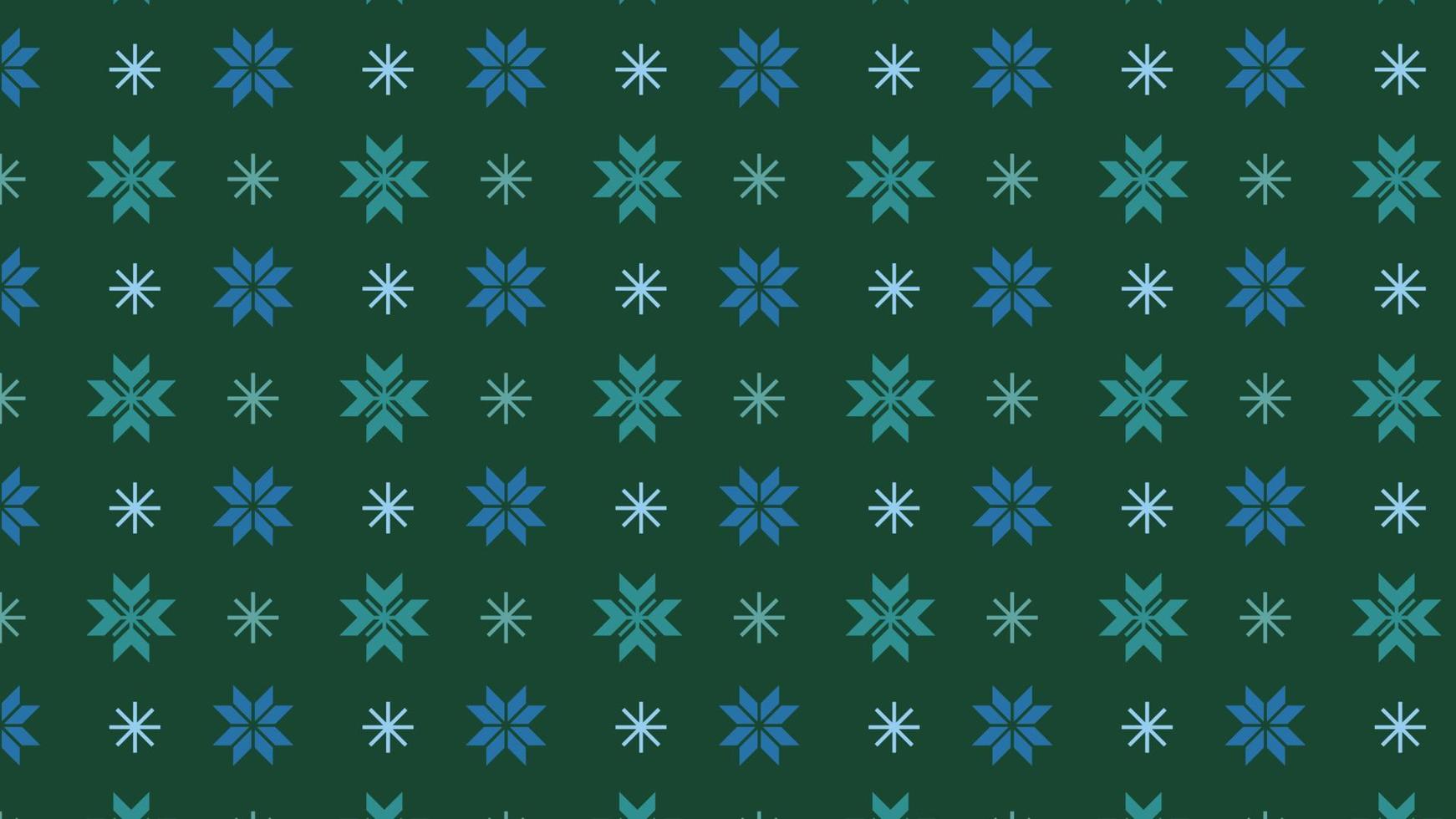 Flaky Snowflake Set III vector