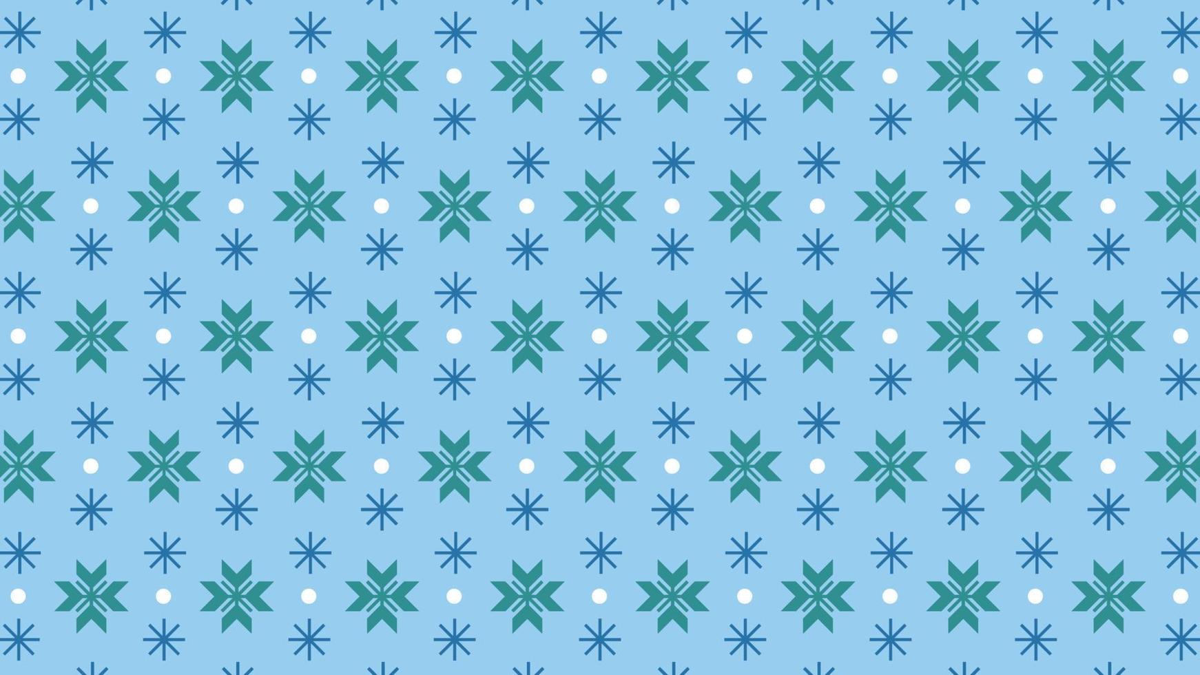 Flaky Snowflake Set V vector