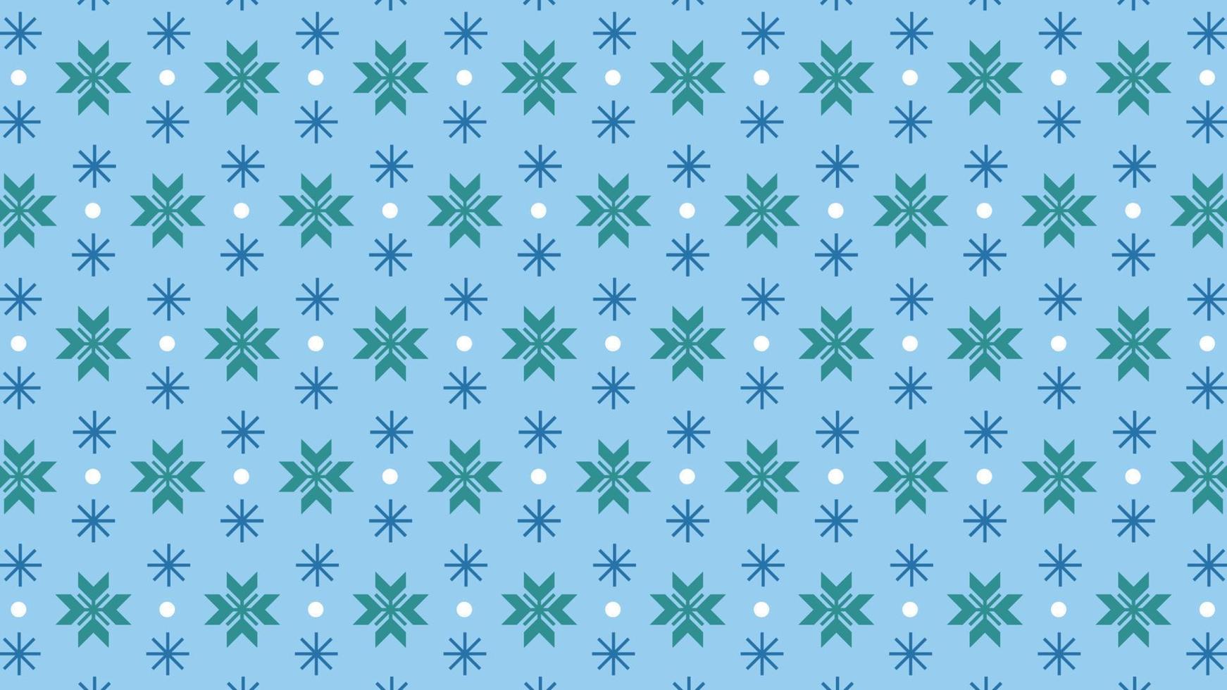 Flaky Snowflake Set V vector