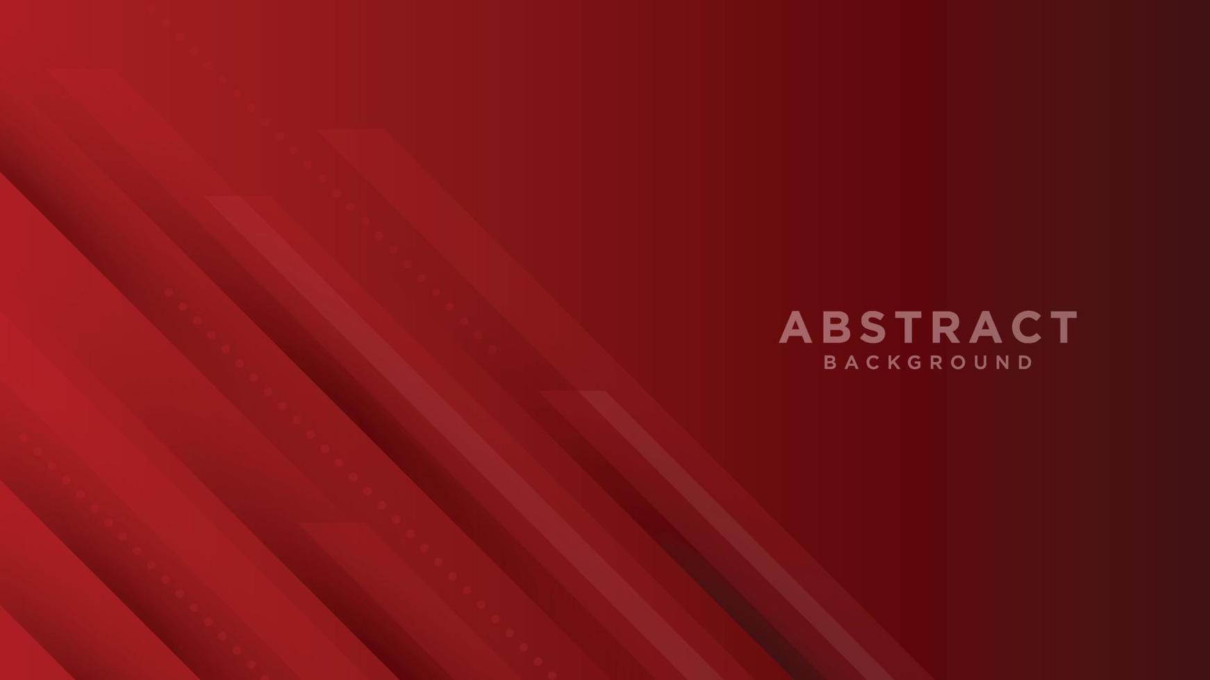 Red abstract background with Geometric Shape Combination Background Design. vector