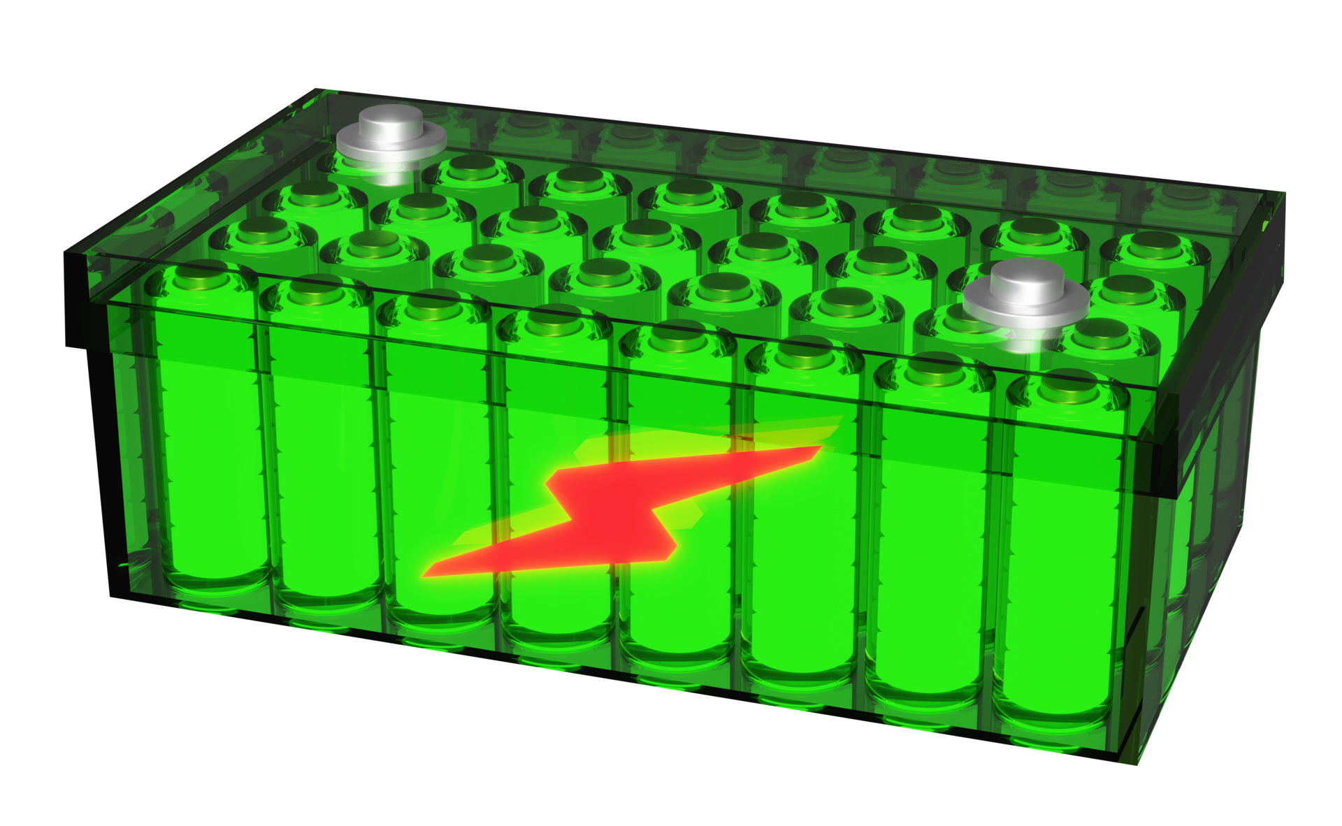 Free Battery pack charge indicator isolated. charging battery