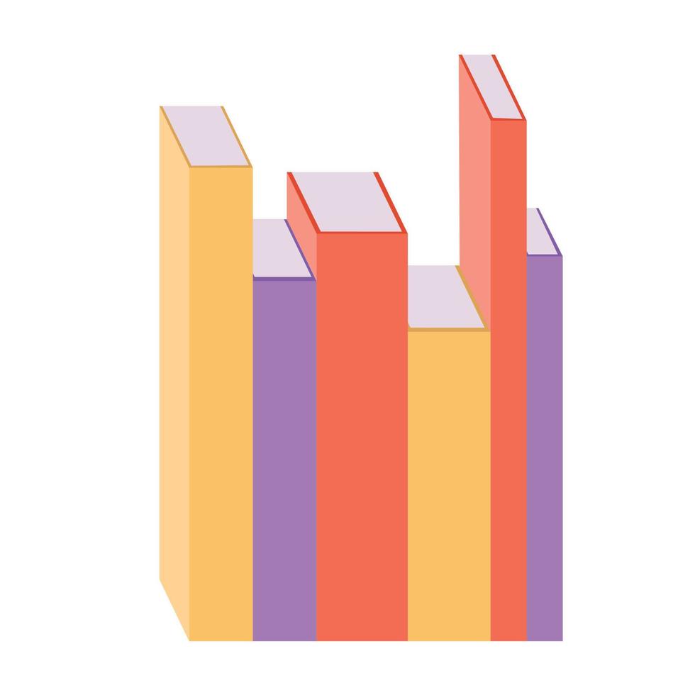 Stack of book. Vector illustration.