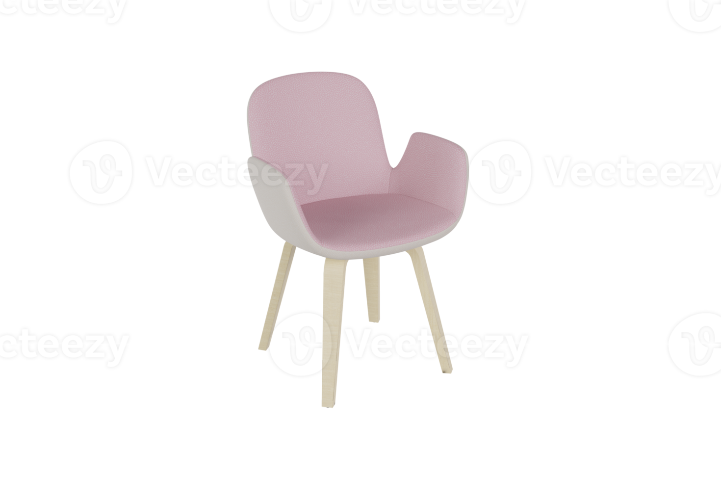 Sofa chair created from a 3D program png
