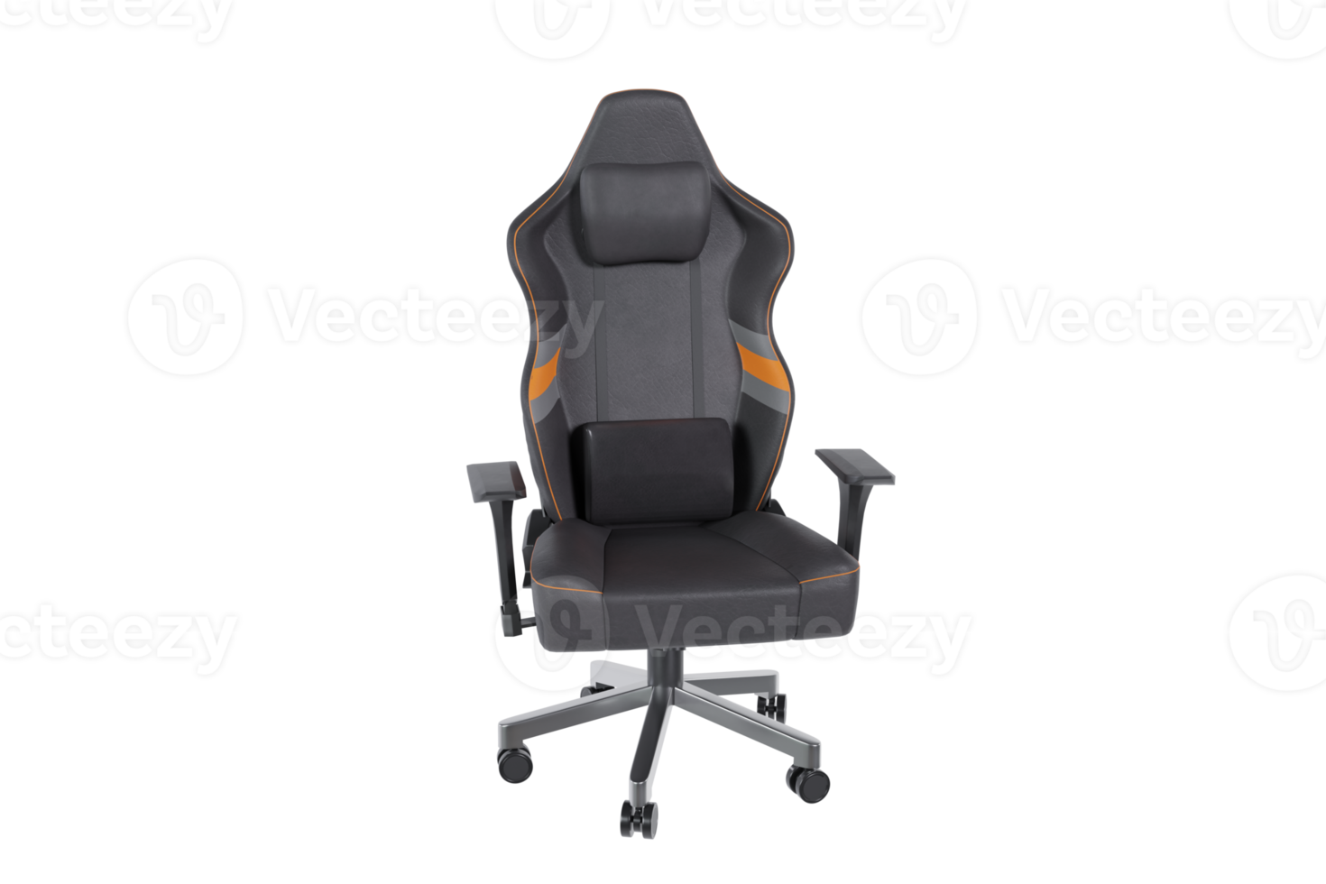 Sofa chair created from a 3D program png
