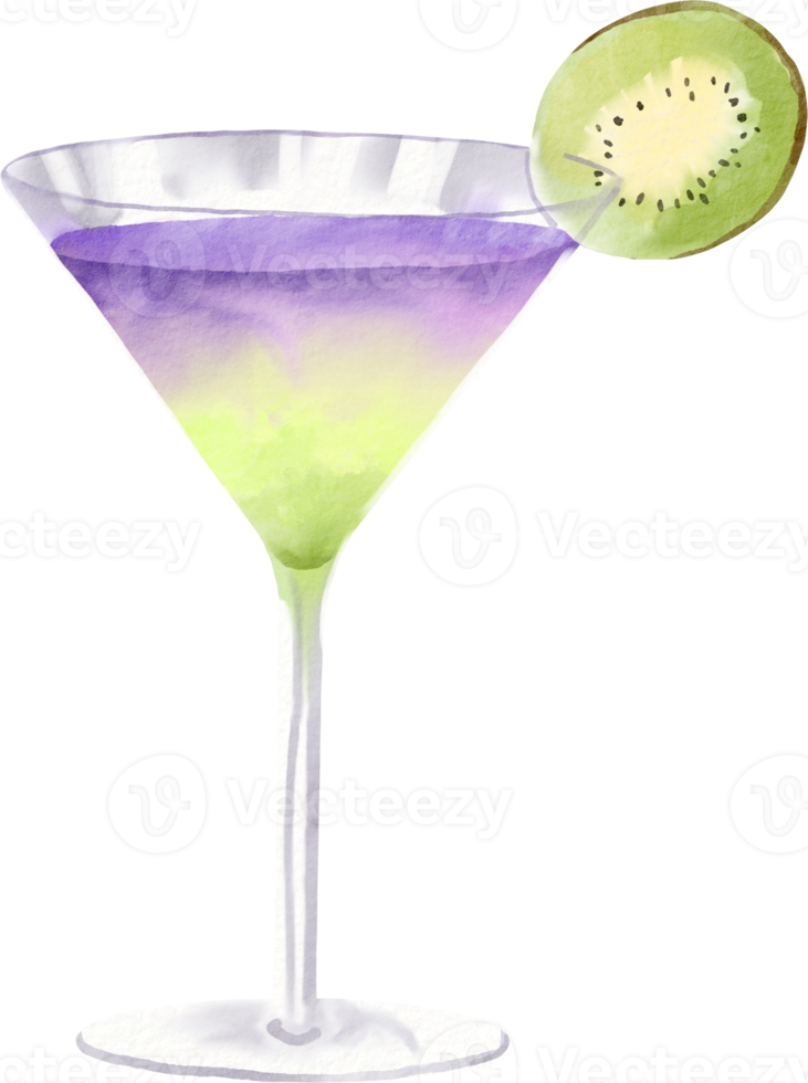 watercolor cocktail clip art png